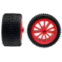 2 Roues Arrière pour Fire Wheeler Carrera 160110 CARRERA R/C