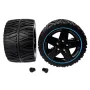 2 Achterwielen voor Jeep Wrangler Rubicon, Neo Flame Carrera 162040