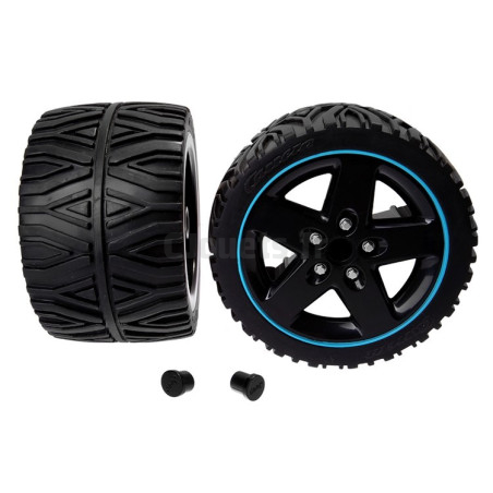 2 Roues Arrière pour Jeep Wrangler Rubicon, Neo Flame Carrera 162040