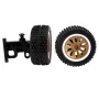 2 ruedas delanteras para Buggy RC, azul Carrera 202005