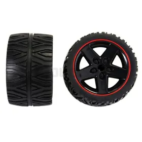 2 Roues Arrière pour Jeep Wrangler Rubicon Carrera 162012 CARRERA R/C