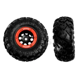 2 Roues Arrière pour Rock Crawler, Rock Crawler Carrera 102011/100011 CARRERA R/C