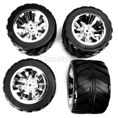 4 Wheels for Racing Machine Carrera 120007/120008/120009