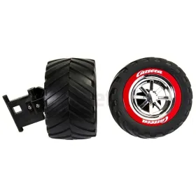 2 Ruedas traseras para Carrera Red Hunter 142007, Big Mamba 142008