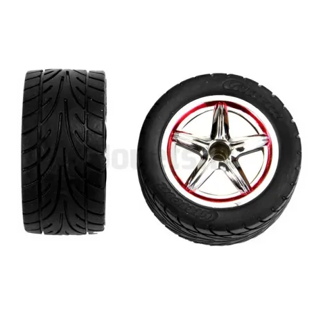 2 Ruedas traseras para Spy Control Carrera 162200,162202