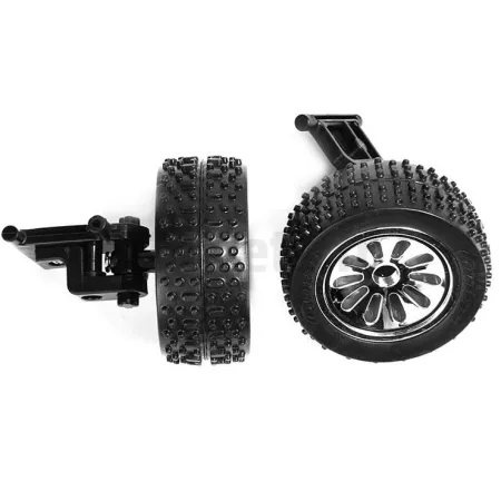 2 Roues Avant pour Carrera Red/Burning Jumper, Green Snake CARRERA R/C
