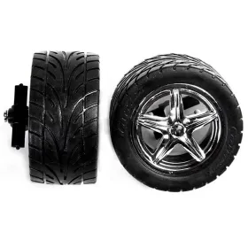 2 Roues Avant pour Carrera Agent Black Spy Control 162000 CARRERA R/C