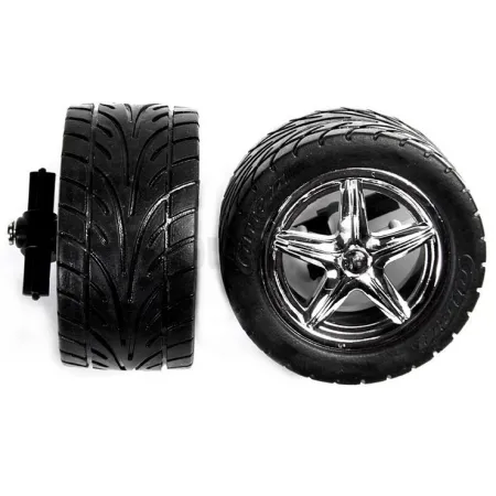 2 Ruedas delanteras para Carrera Agent Black Spy Control 162000
