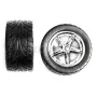 2 Ruedas traseras para Carrera Agent Black Spy Control 162000
