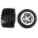 2 Rear Wheels for Carrera Agent Black Watergun 140001 CARRERA R/C