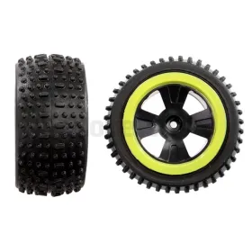 2 Ruedas traseras para Carrera Yellow Flash 201019