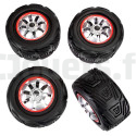 4 Wheels For Carrera Turnator 162052 CARRERA R/C