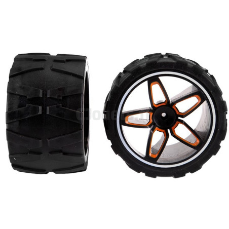 2 Rear Wheels Carrera Orange Cruiser 162048