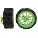 2 Front Wheels for Carrera Magic Green 162051 CARRERA R/C