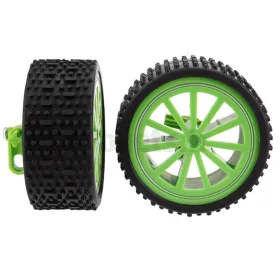 2 Voorwielen voor Carrera Magic Green 162051