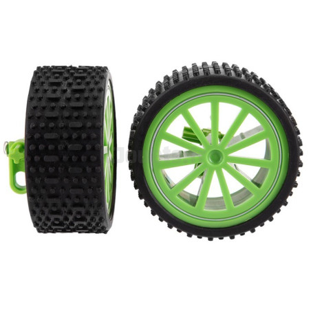 2 Front Wheels for Carrera Magic Green 162051