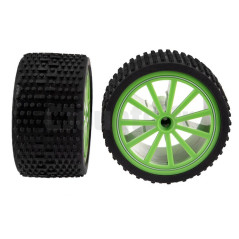 2 Hinterräder für Carrera Magic Green 162051 370510100