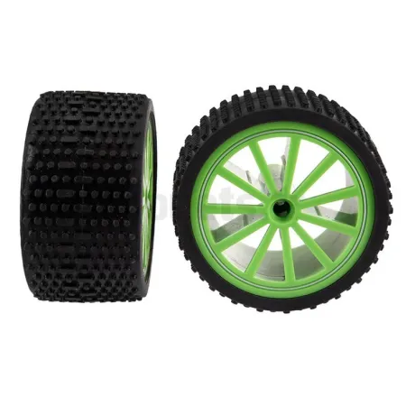 2 Achterwielen voor Carrera Magic Green 162051