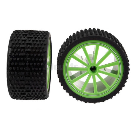 2 Hinterräder für Carrera Magic Green 162051