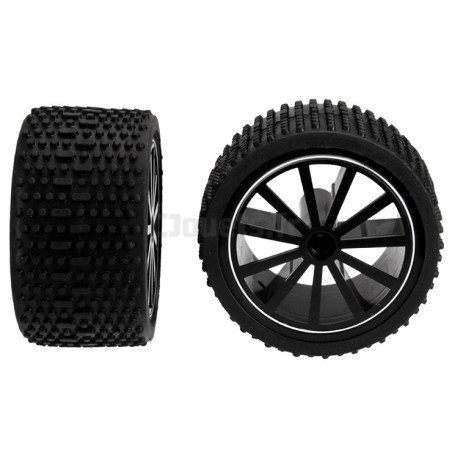 2 Rear Wheels Carrera Dark Pirat 162047