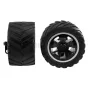 2 Voorwielen Carrera Zwart Enforcer 180109