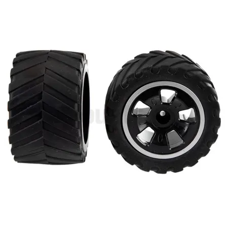2 Ruedas traseras Carrera Black Enforcer 180109