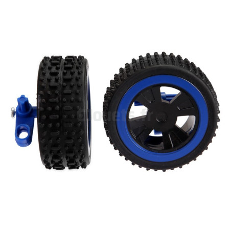 2 Front Wheels Carrera Blue Light 201013