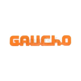 Logotipo naranja para Gaucho Rockin Peg-Pérego