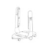 Tatamia Peg-Pérego White High Chair Base PEG-PEREGO Puériculture