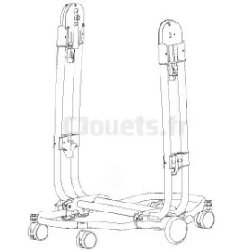 Chassis de Chaise Haute Tatamia Peg-Pérego Noir PEG-PEREGO Puériculture