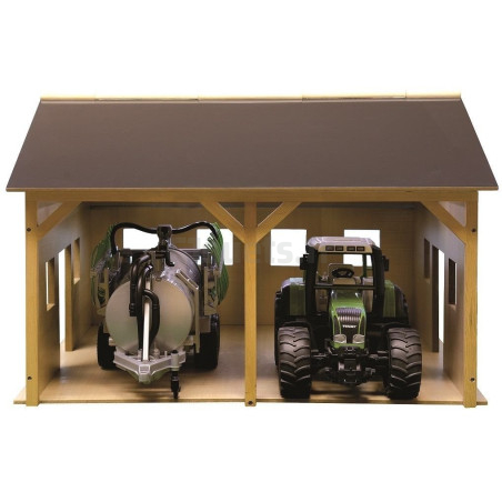 Ferme Hangar pour Véhicules Agricole 1:16