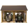 Ferme Hangar pour Véhicules Agricole 1:16
