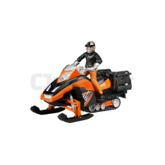 Moto Neige Avec Personnage Bruder 63101 63101