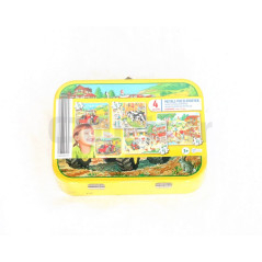 4 Farm Puzzles with Metal Suitcase 24660570