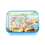 4 Puzzles Chantier avec Valisette en Métal Sans marque