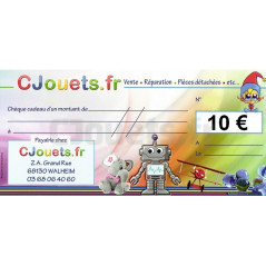 Chèque cadeau 10€ Cjouets CHEQ10