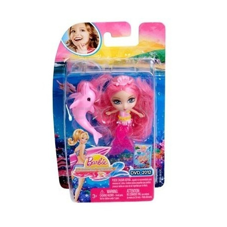 Mini Poupée Mermaid Tale 2 Mini Pink Barbie W2890