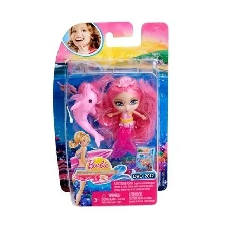 Mini Poupée Mermaid Tale 2 Mini Pink Barbie W2890 BARBIE