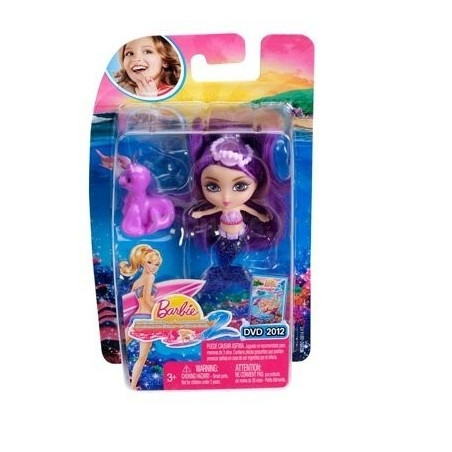 Mini Poupée Mermaid Tale 2 Mini Pink Barbie W2892