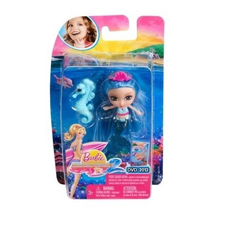 Mini Poupée Mermaid Tale 2 Mini Pink Barbie W2891