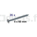 Screw 60 mm for Portico Smoby Himalaya 506200 SMOBY