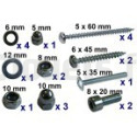 Screw kit for Alpes Plus Smoby 310188 SMOBY