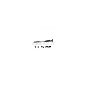 6 Schroeven 6x70 mm Voor Smoby Toren