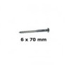 6 Screws 6x70 mm For Smoby Tower A5010062