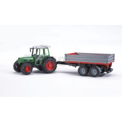 Fendt 209 S Traktor mit BRUDER 02104 Anhänger 02104