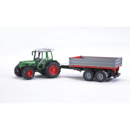 Tracteur Fendt 209 S avec remorque BRUDER 02104