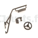 Mirror and steering wheel for Manitou Bruder 02129 BRUDER (pièces)