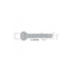 6x20 mm screw for Smoby Portico 9380102