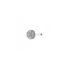 Ecrou Ø 6 spécifique pour Portique Borneo Smoby 505600