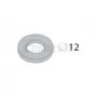 Arandela Ø 12 mm para Smoby Borneo Gantry 505600